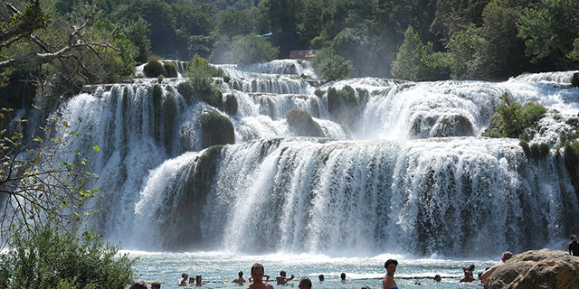 Skradin Falls, Krka National Park, Croatia